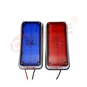 Engineering car high led strobe RED BLUE two-color warning light LED light bar for vehicle