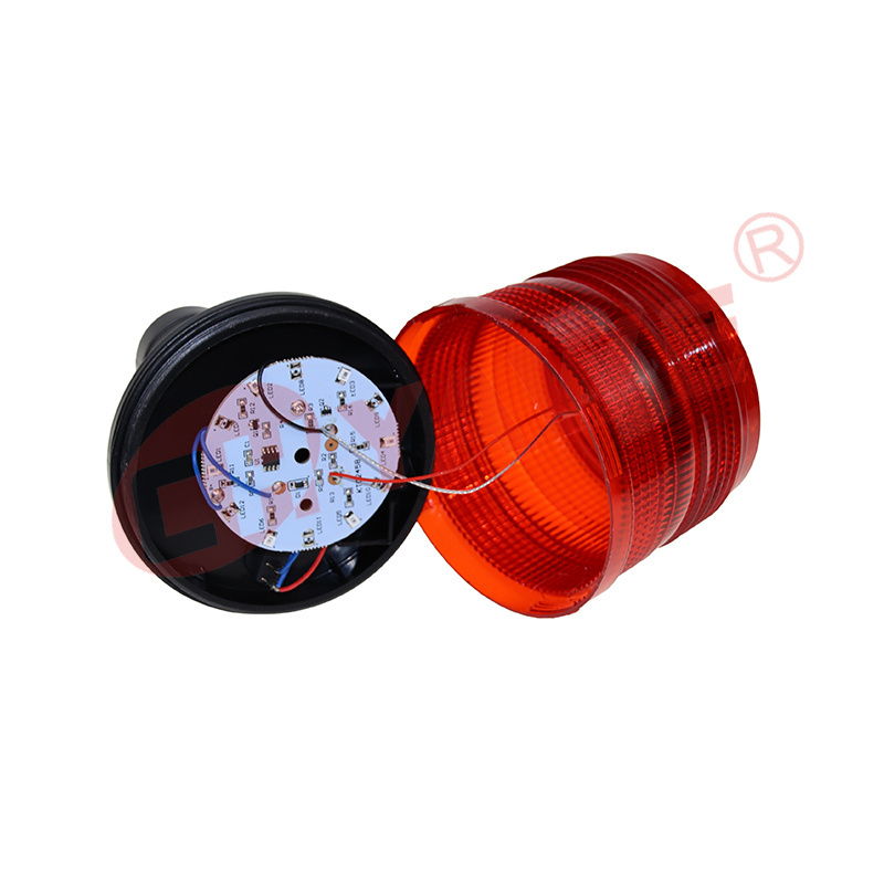 Solar power handle type Traffic solar warning light emergency barricade warning light used with road cone