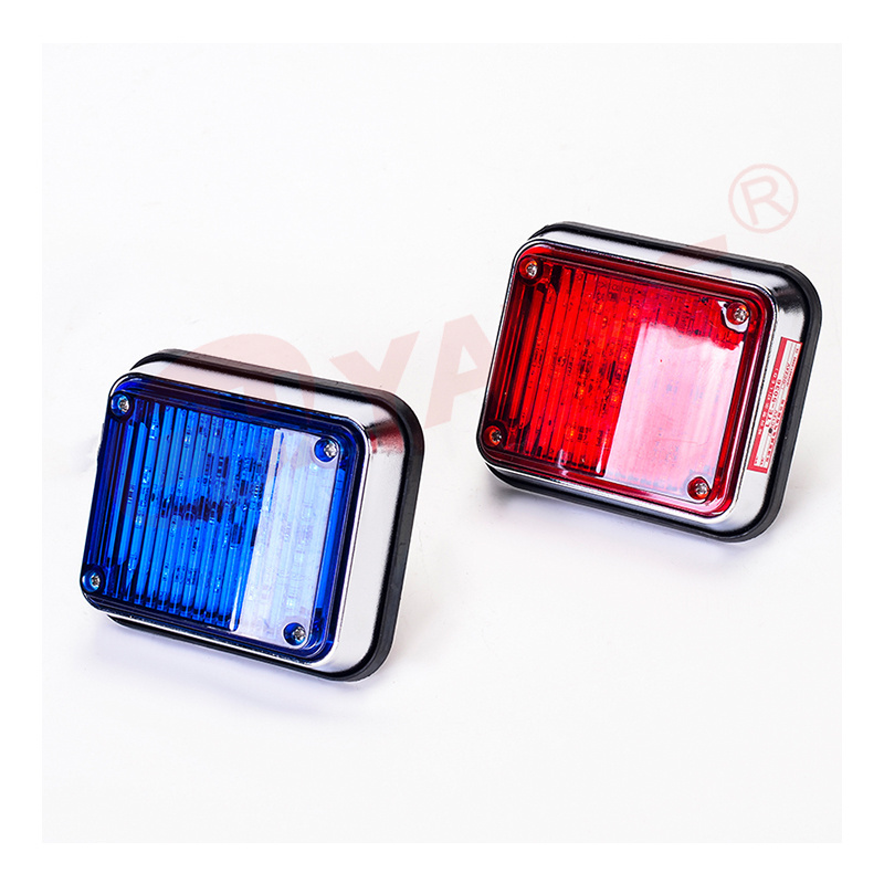 2 pack Ambulance Patrol Perimeter LED warning Light strobe flashing lamp Led Flare Traffic Warning Light