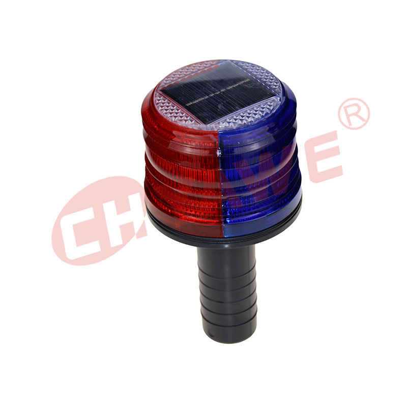 Solar power handle type Traffic solar warning light emergency barricade warning light used with road cone