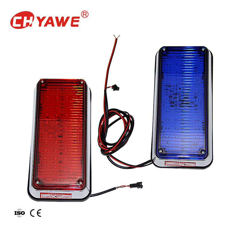 Engineering car high led strobe RED BLUE two-color warning light LED light bar for vehicle