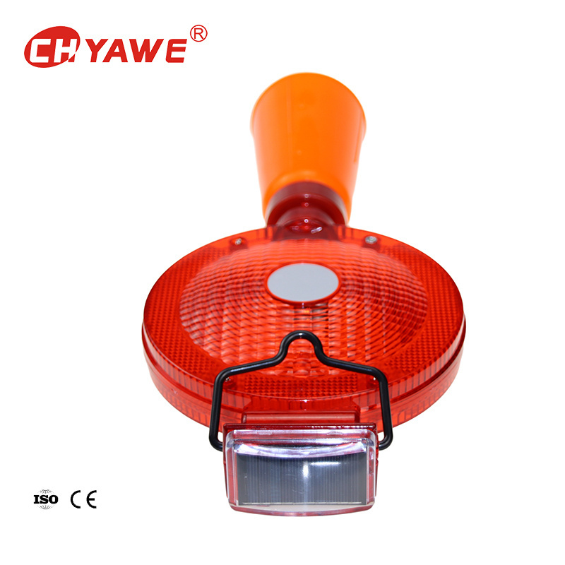 Rechargeable Road Solar Traffic led solar light warning lights LED traffic Strobe road warning cone light