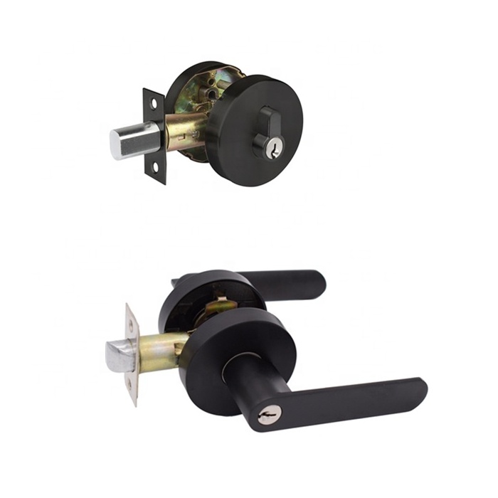 Interior Combination Door Locks Lever Lock Plus Deadbolt Combo candados