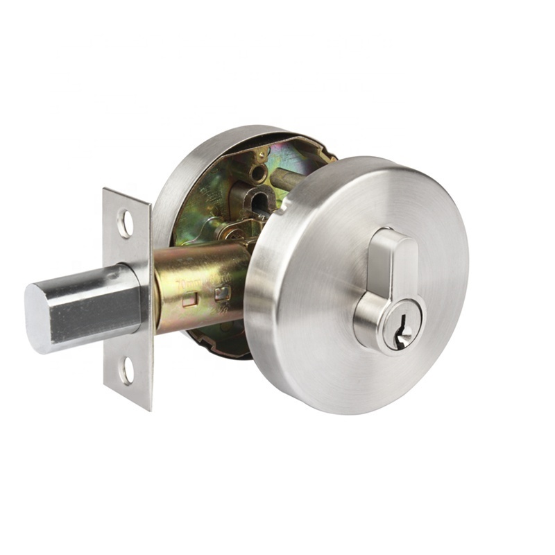 Stainless Steel ass Dead Locks Square Rosette Security Indoor Deadbolt Lock