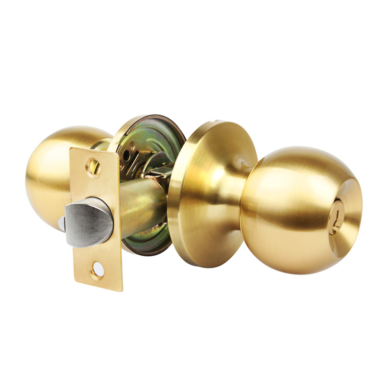 ANSI grade 3 standard stainless steel security stainless steel tubular knob lock