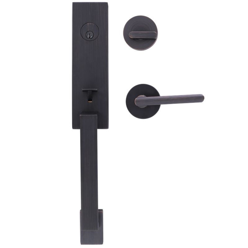 Home security front door entry entrance handleset entrance lock set