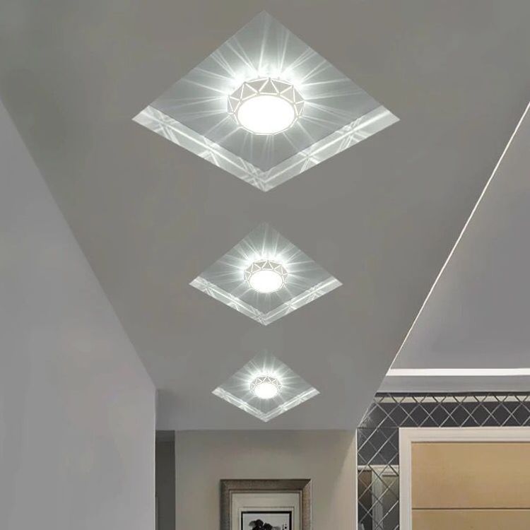 Residential pop dimmable decorative acrylic kitchen bedroom living room modern smart led flush mount led ceiling light