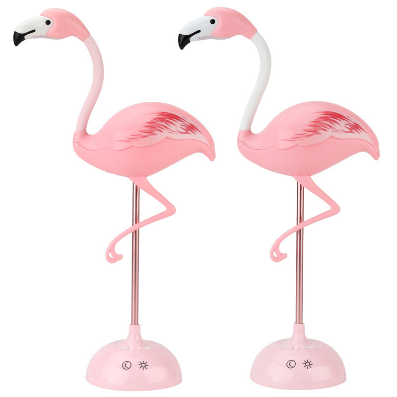 creativity lovely warm and romantic sleeping study flamingos multi-function lighting led night light table lamps