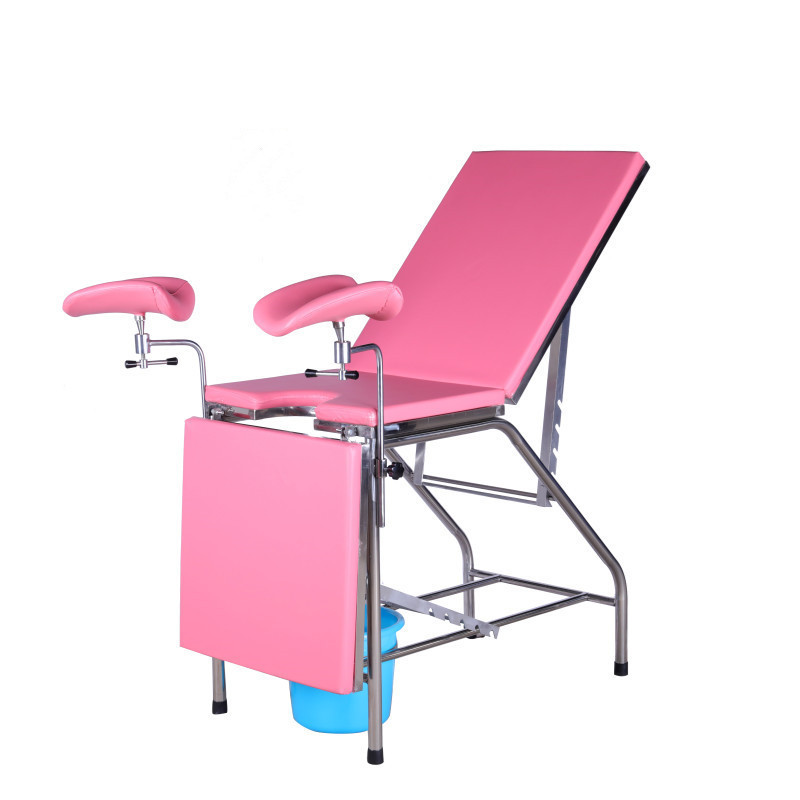 Medical Ob-Gyn Exam Table Stainless Steel Gynecology Exam Table With Stirrups For Clinic