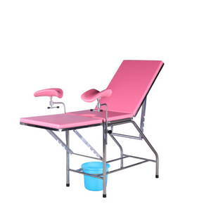 Medical Ob-Gyn Exam Table Stainless Steel Gynecology Exam Table With Stirrups For Clinic