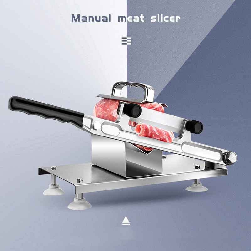 Home use manual meat slicer /Home use manual  nougat slices machine/ stainless steel vegetable slices maker