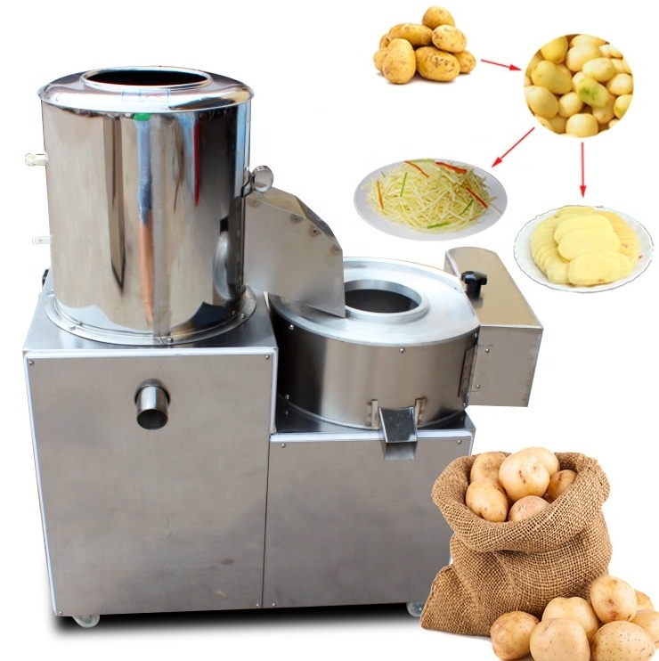 industrial potato chips french fries washer peeler cutter