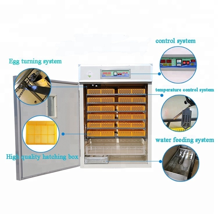 Incubator 528 egg New material Chicken farms used chicken egg incubator for sale