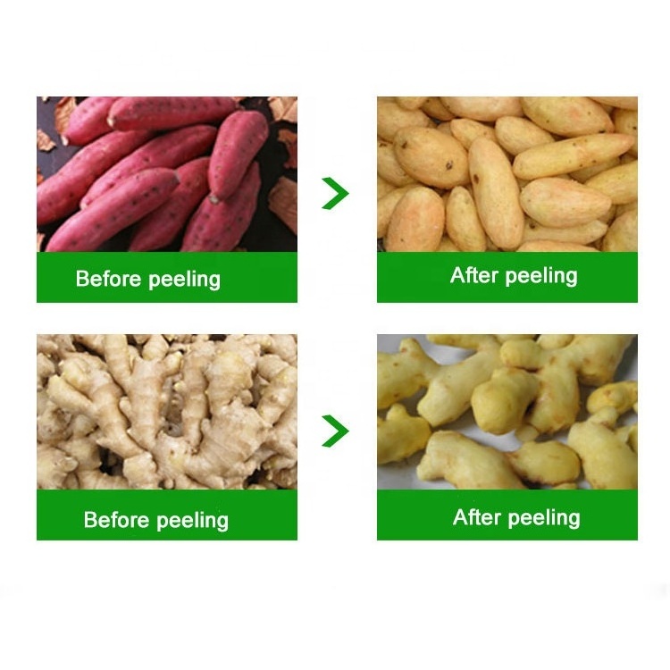 commercial potato peeling machine/energy-saving garlic peeler machine/quick  fresh  ginger   peeler