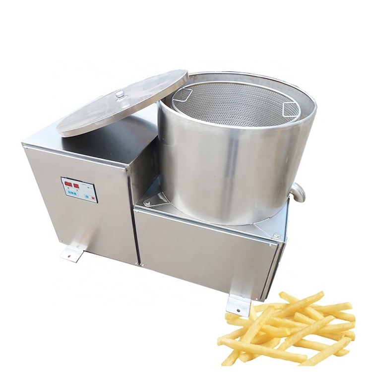 Fried Food Oil Removing Machine For Banana Chips / Potato Chips