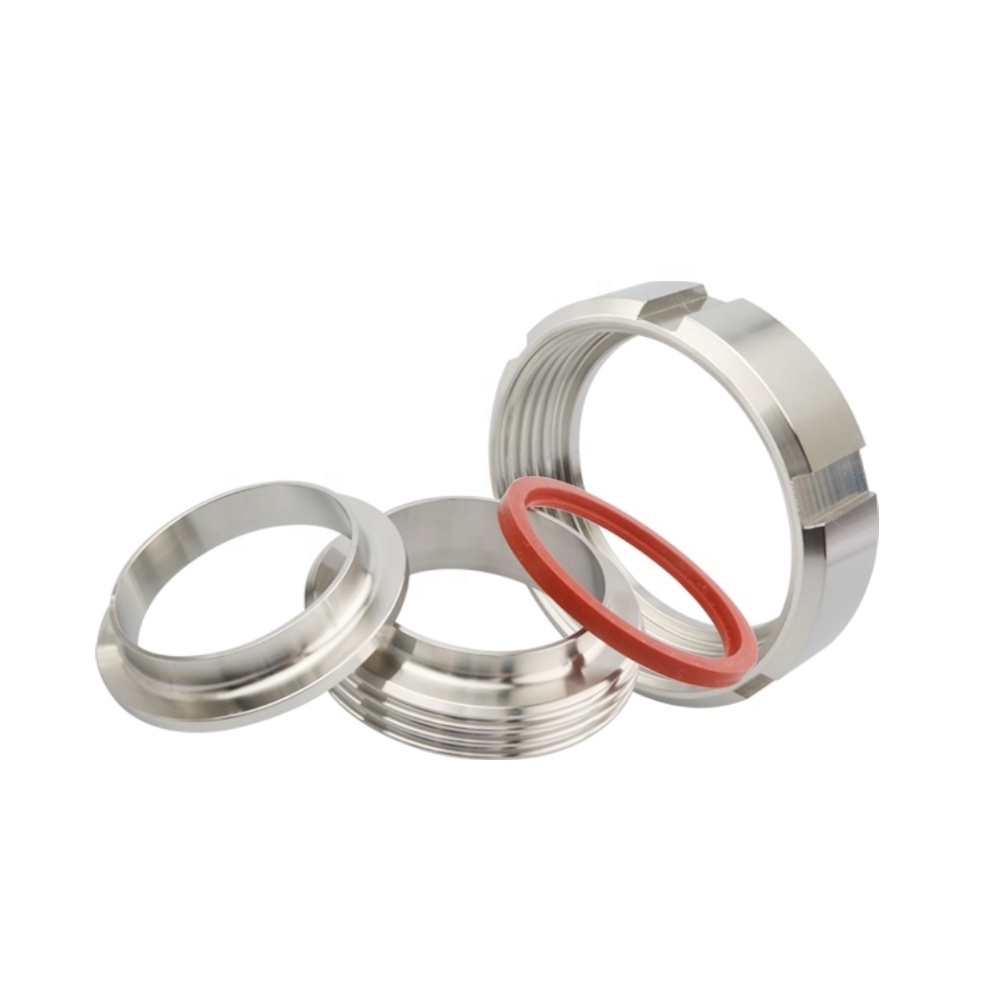 Food Grade ss304 ss316l stainless steel SMS pipe fitting union