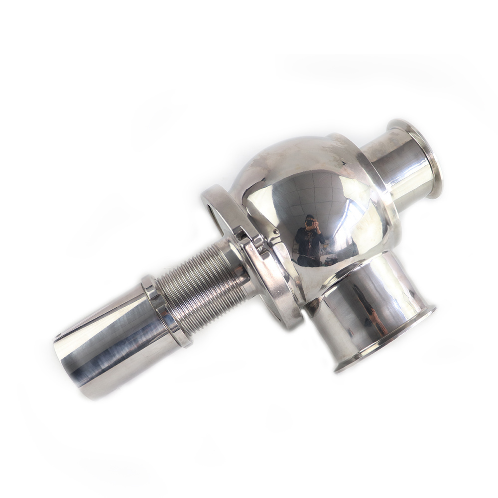 Sanitary stainless steel pressure cooker spring type safety valve