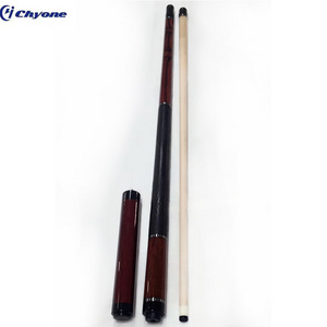 Import ebony wood leather wrap handmade pool cue