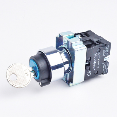 (XB2 series XB2 BG33 key switch) 2 Position Maintained Selector Self-Lock Switch 22mm Plastic push button