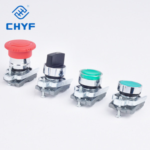 Industrial push button switch XB4 series plastic push button switch 19mm 22mm 25mm 30mm push button