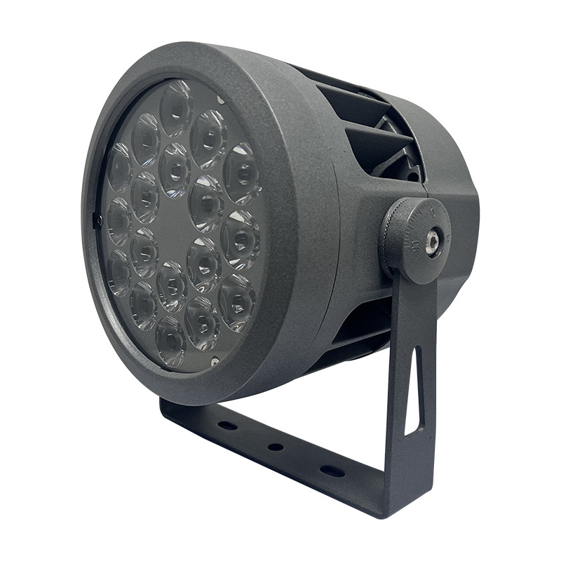 CHZ Floodlight Spotlight Outdoor Flood Light Led Rgb 12W 24W 36W 48W Garden Luces Police Light Aluminum Alloy Police Motorcycle