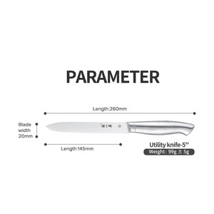 Swiss Classic Tomato Knife Table Knife for Cutting Fruits and Vegetables