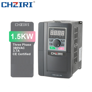 CHZIRI 1.5kW 380VAC 3.7A three phase Fans low Frequency Converter frequency inverter vfd