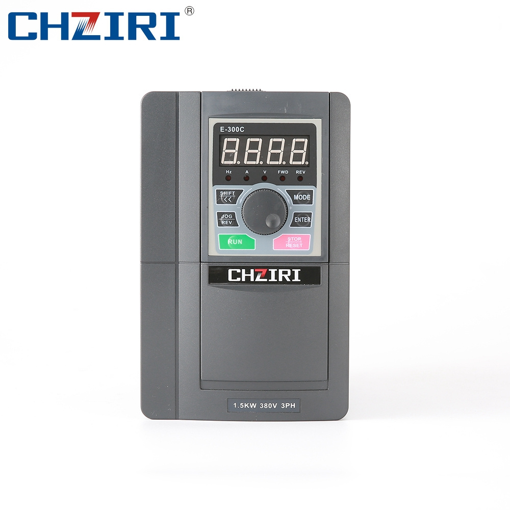 CHZIRI 1.5kW 380VAC 3.7A three phase Fans low Frequency Converter frequency inverter vfd