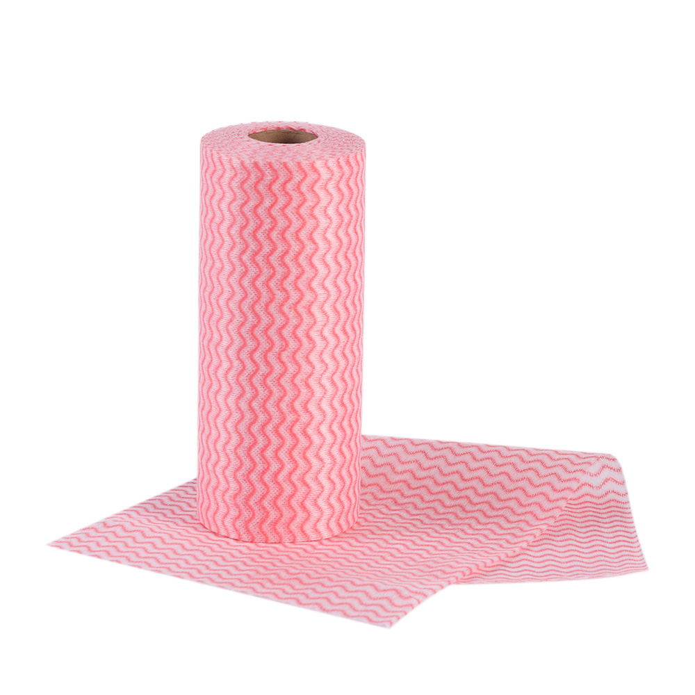 Household  Kitchen Dish Towel Non woven Reusable Cleaning Wipe Disposable kitchen  cloths in roll All Purpose Cloths