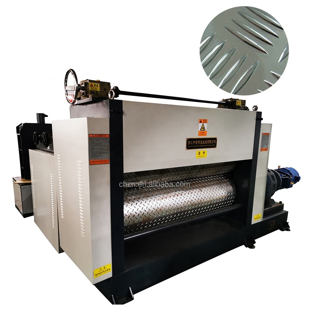 Sheet Knurling Embossing Machine Embosser Competitive Price Metal Plate Steel Automatic Roller Embossing Machine