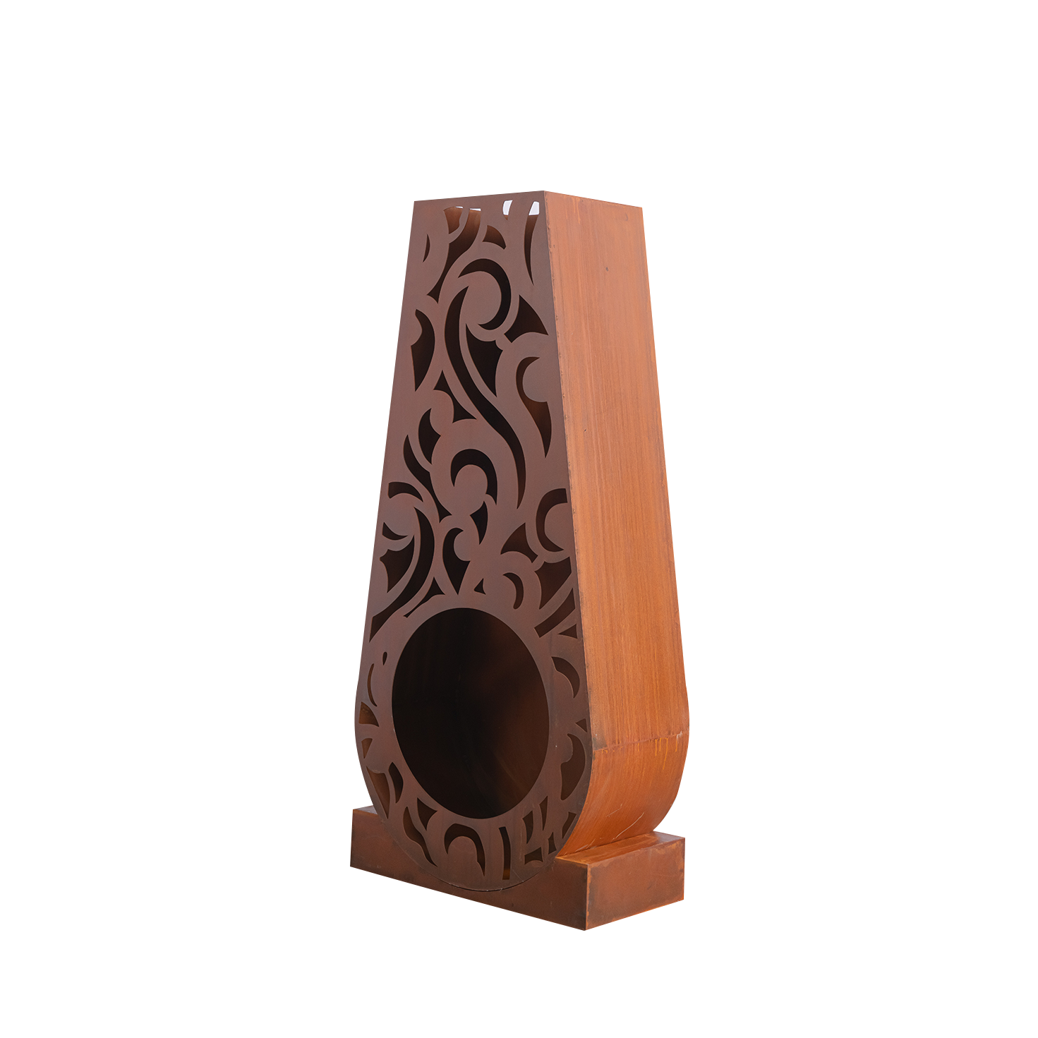 free standing wood burning fireplace corten outdoor wood burning stoves for sale corten steel fire pit