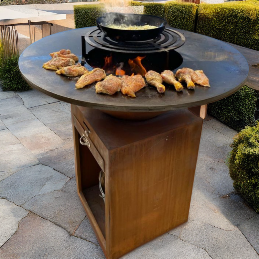 corten brasero bbq grills charcoal barbecue grills corten barbeque grill corten barbeque