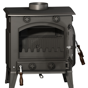 Cast iron wood stove smokeless wood burning steel stove fireplace lentern