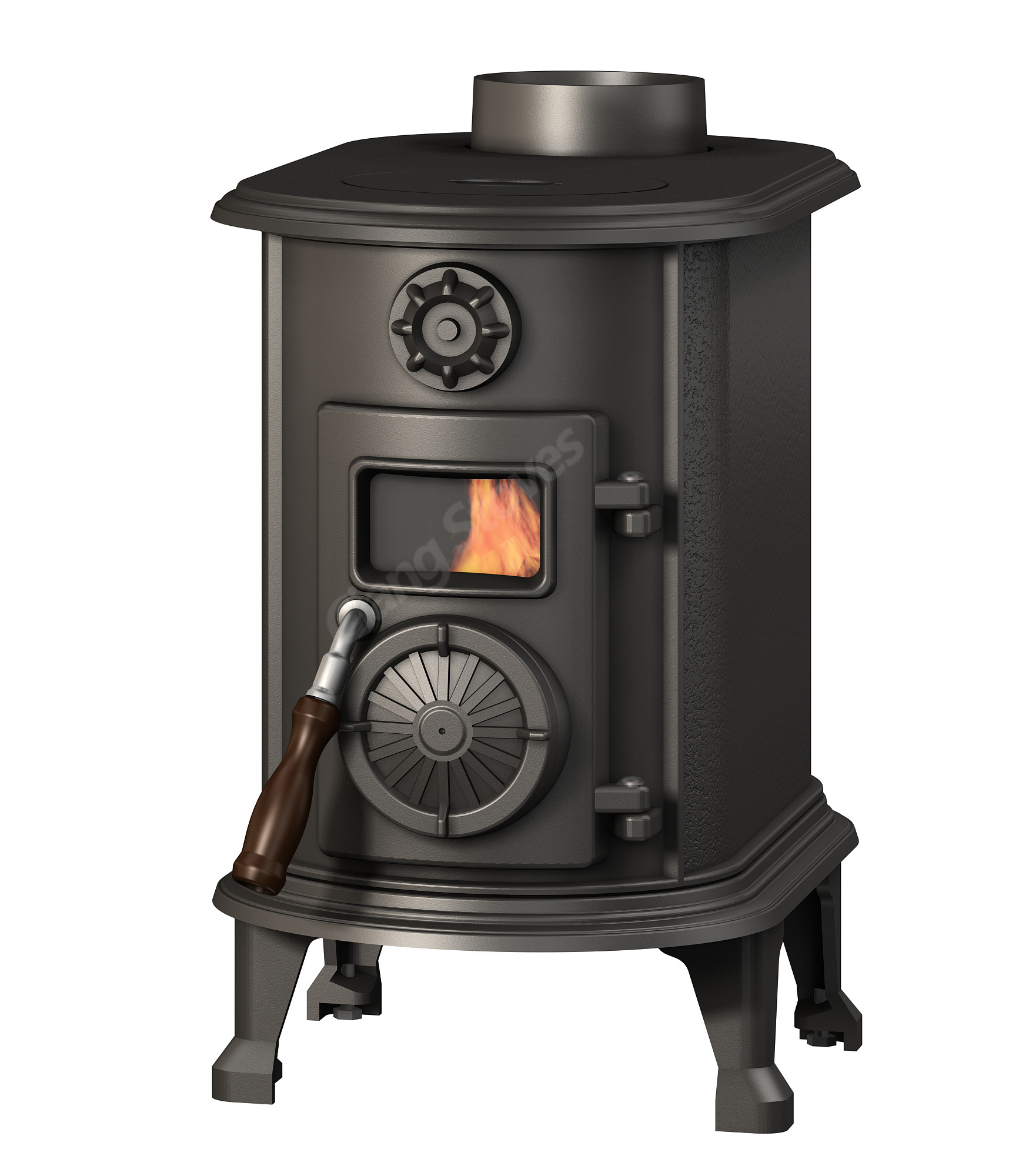 Wooden stove indoor free standing wood burning fireplace cast iron fireplace stove