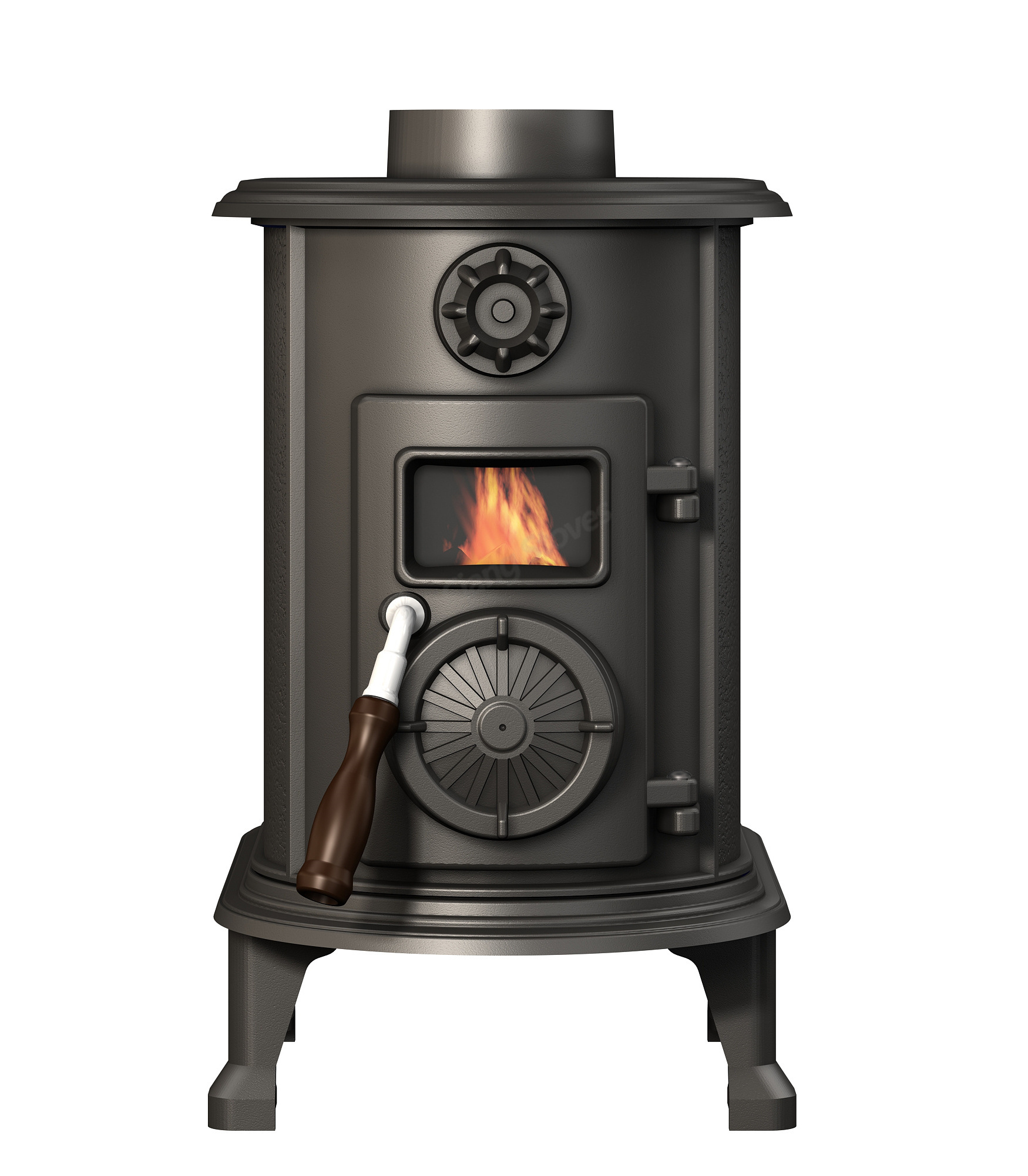 Wood stove indoor heating modern wood-burning fireplace cast iron burning stove