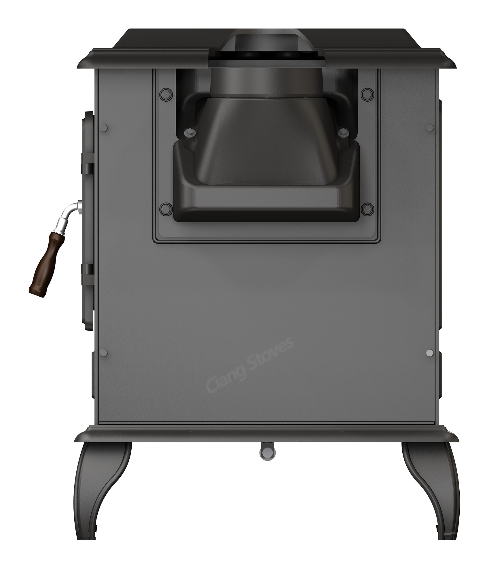 Cast iron wood stove indoor wood burning fireplace smokeless wooden stove