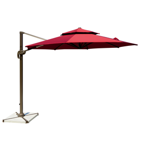 Wholesale 3M Patio Garden Roma Style Outdoor Cantilever Umbrella with Base