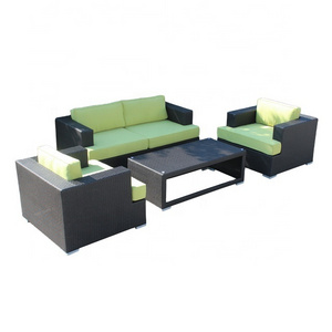 Durable Artificial Rattan Garden Furniture Outdoor Patio Furniture Set outdoor leisure area Plastic Rattan furniture