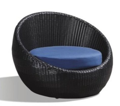 Outdoor wicker rattan papasan chair