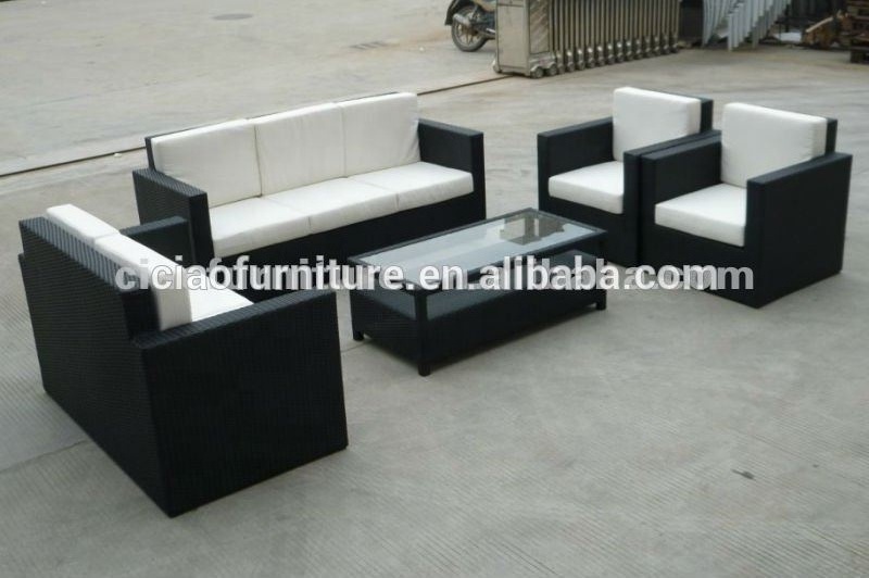 synthetic rattan outdoor furniture outdoor plastic sofa Outdoor garden sofa Rattan wicker Patio Furniture