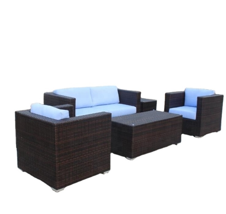 bali rattan outdoor furniture Cube sofa set outdoor rattan furniture