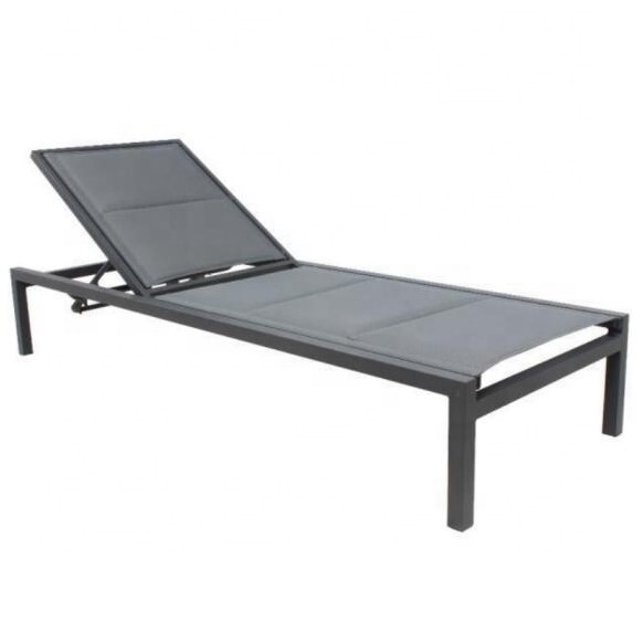 Aluminum frame mesh leisure outdoor chaise lounge pool furniture