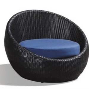 Outdoor wicker rattan papasan chair