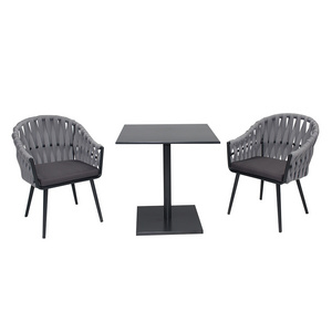 Modern 3 Piece Hotel Balcony Furniture Outdoor Table And Chair Garden Set