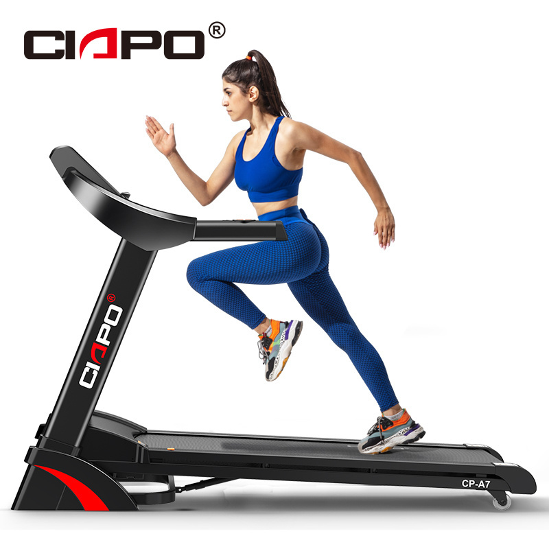 Cardio Exercise Fitness Motorized Running Track Machine