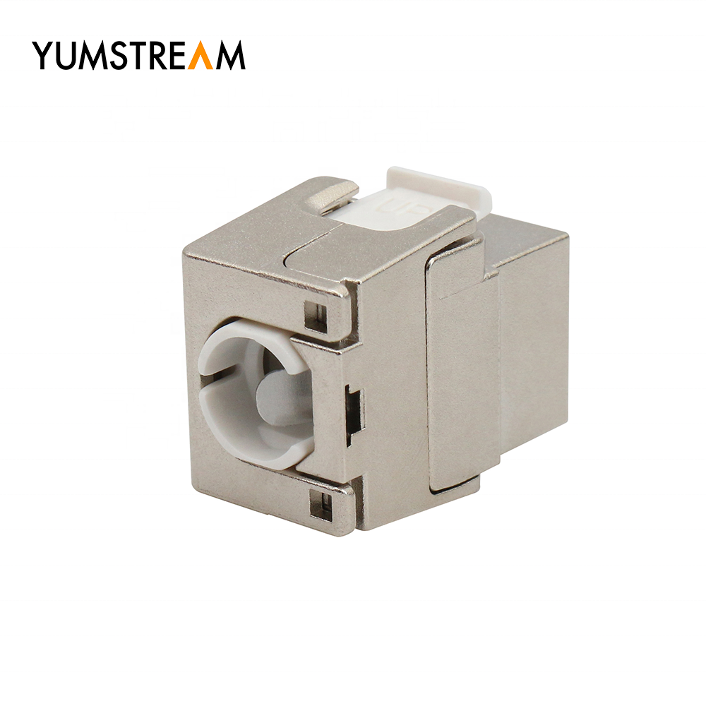 Toolless Shielded 180 Degree Cat5 Keystone Rj45 Modular Jack STP FTP Cat 5e Keystone Jack