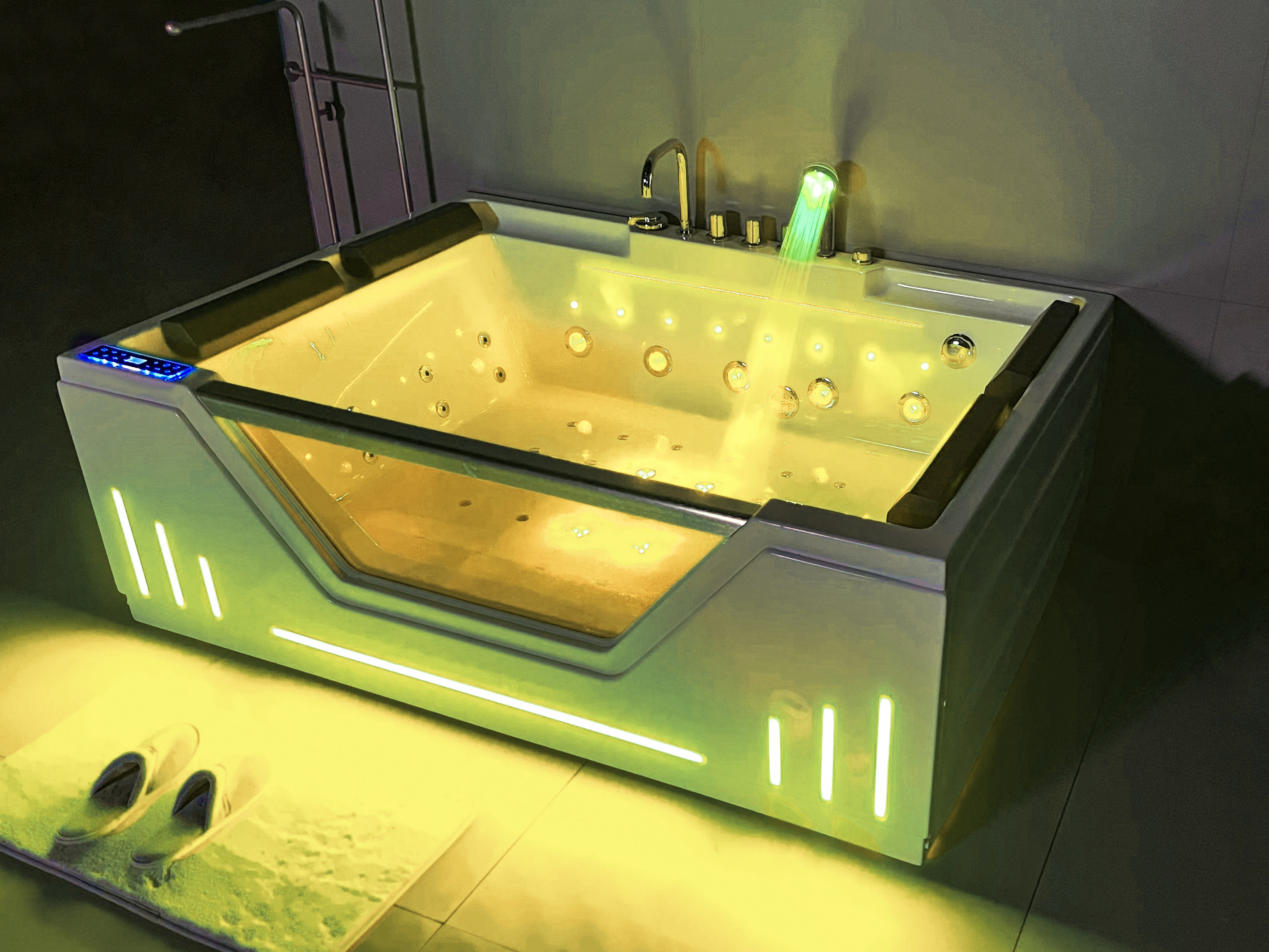 led light bubble bath whirlpool massage bathtub built in small hydro japanese massage bathtub aqua jet