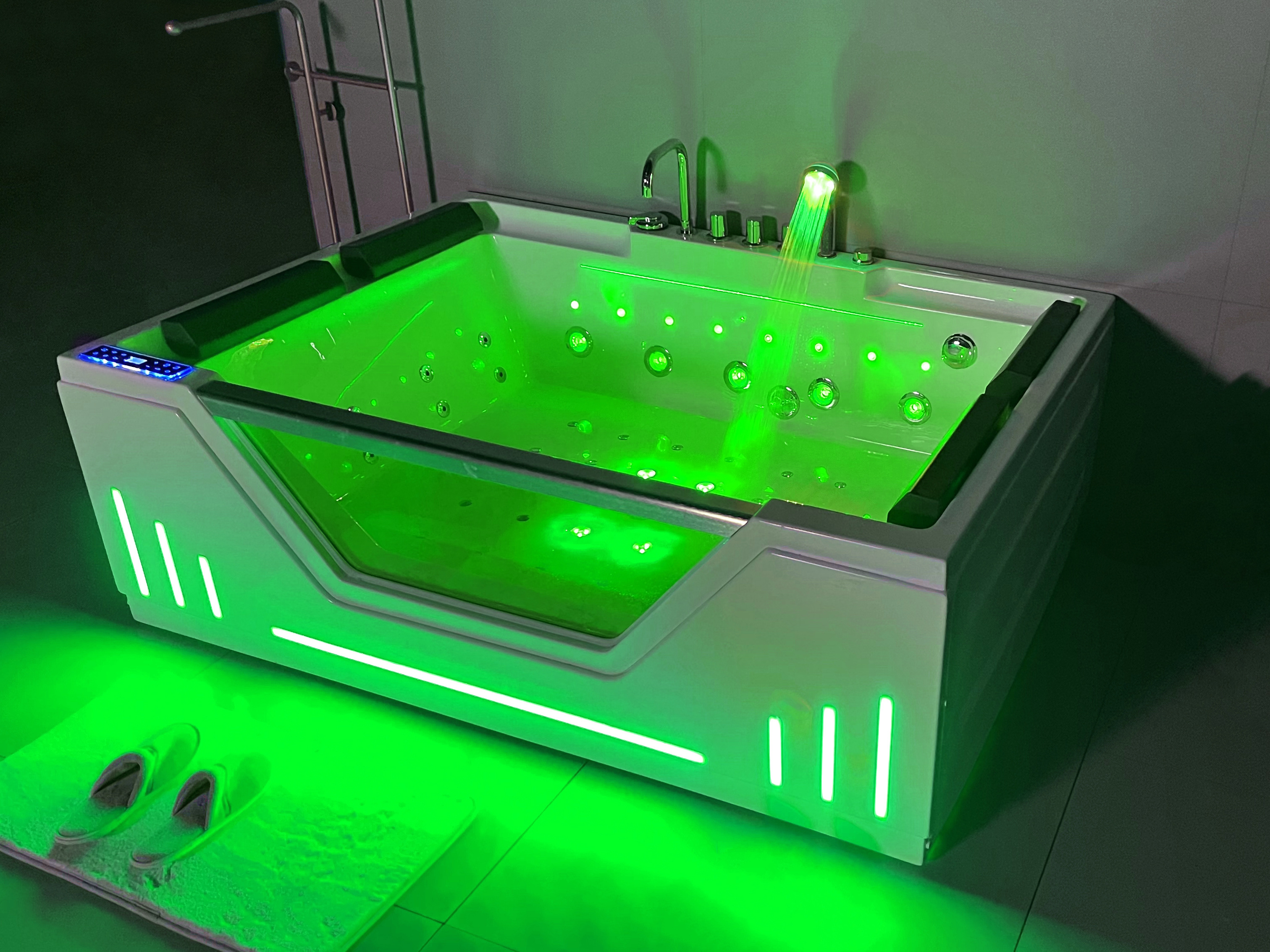 led light bubble bath whirlpool massage bathtub built in small hydro japanese massage bathtub aqua jet