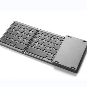 2022 For Tablet Pc Mobile Phone Using  Blue Tooth Touch Pad 3 Level Foldable portable usb keyboard for keypad and keyboards