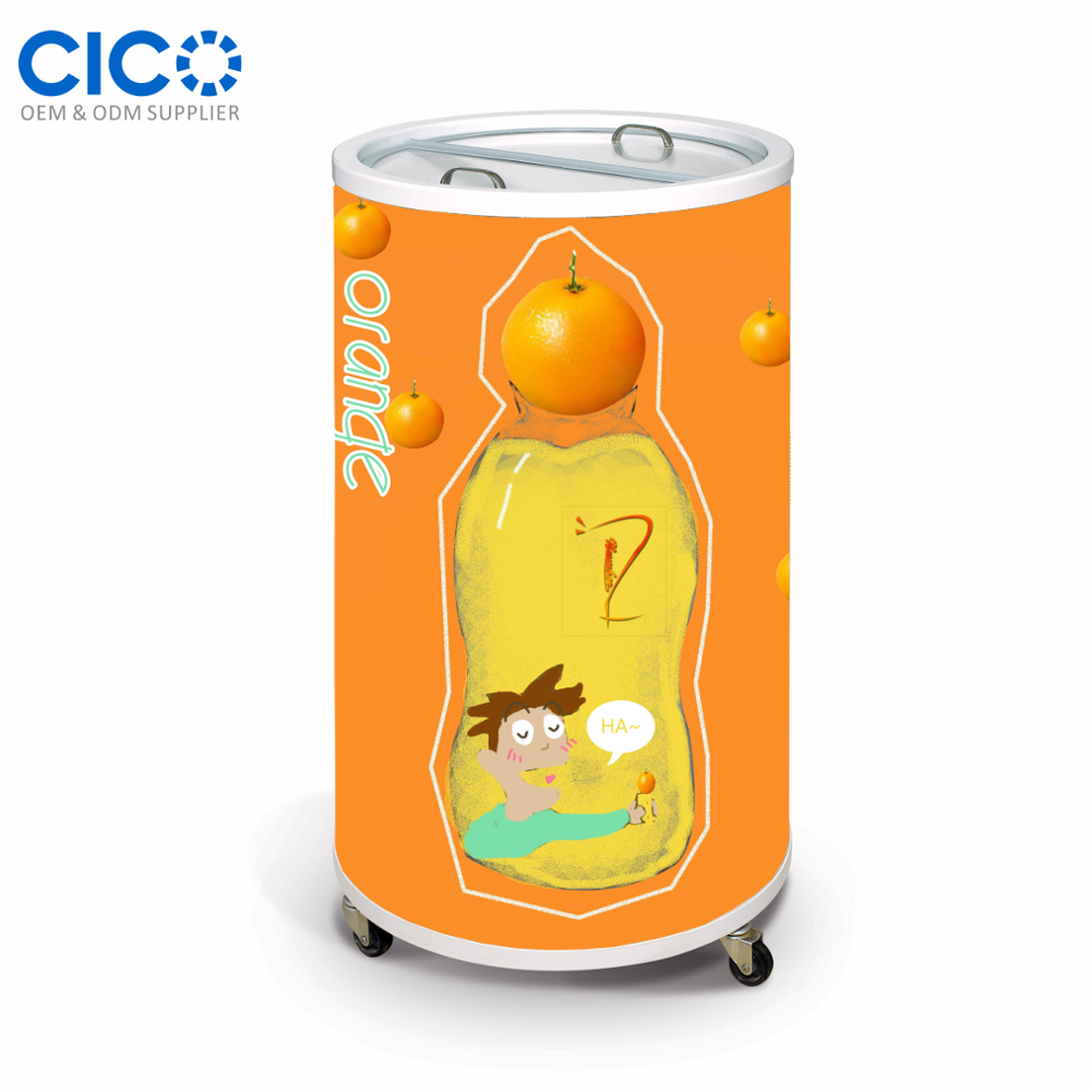 Promotional Electric Commercial Energy Drink Barrel Cooler with CE RoHS CB